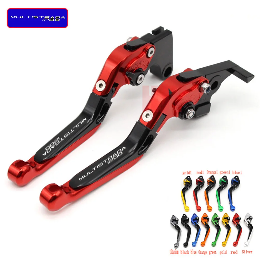 Лазерный Логотип CNC рычаги тормозной муфты для Ducati MULTISTRADA 1200/S/GT 2010 2011 2012 2013 2014 2015