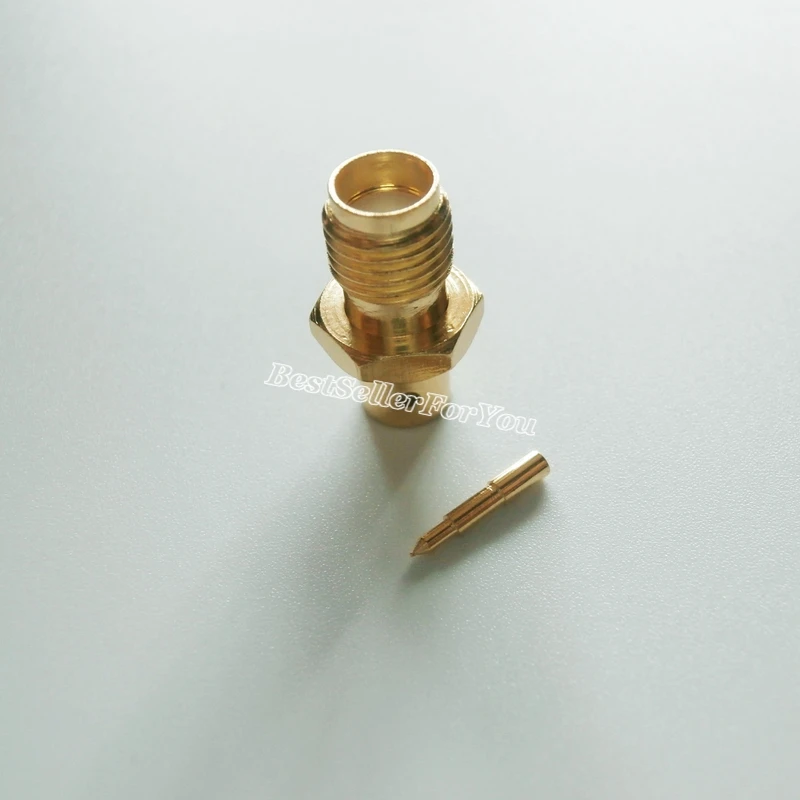 10X RP SMA RPSMA центральный штырьковый паяльник Полужесткий RG402 0 141 дюйма