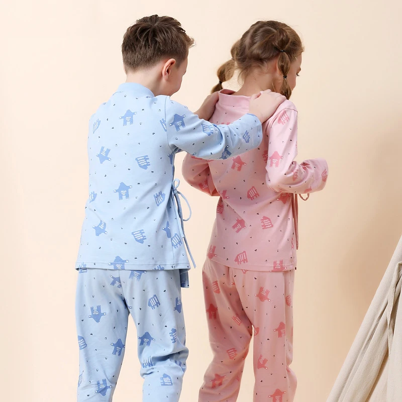 Детское кимоно Enfant Пижамный костюм с героями мультфильмов для мальчиков и