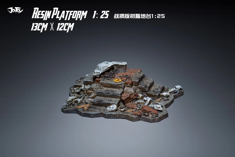 JOYTOY 1/25 Battle-damaged Resin Platform for Action Figure DIY | Игрушки и хобби