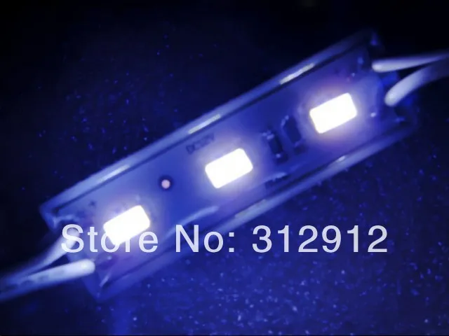20 шт. 5730 SMD СВЕТОДИОДНЫЙ модуль высокая яркость 1 2 Вт IP65 DC12V 120 150лм Размер: 45 мм * 12