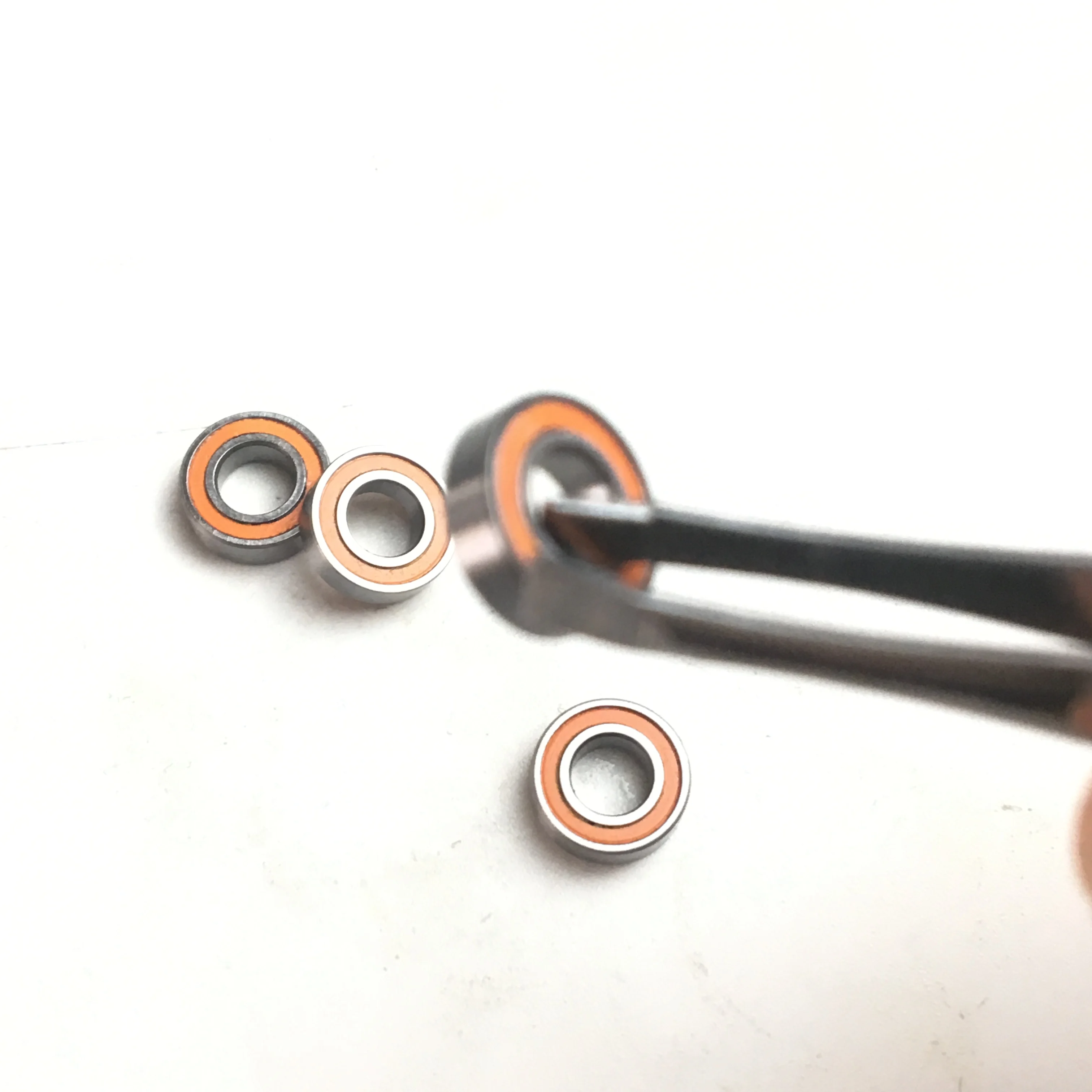AXK MR105RS подшипник ABEC-7 (10 шт.) 5X10X4 мм миниатюрные MR105-2RS шарикоподшипники оранжевые