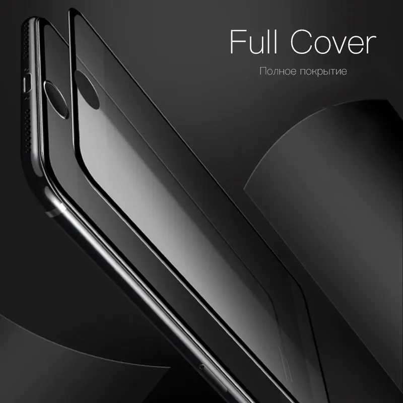 Закаленное 3d-стекло для iphone 8 6 6S 7 Plus защитная пленка на весь экран из алюминиевого