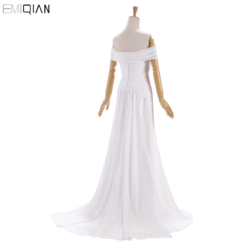 Бесплатная доставка Простые Свадебные платья на заказ Дешевое белое шифоновое