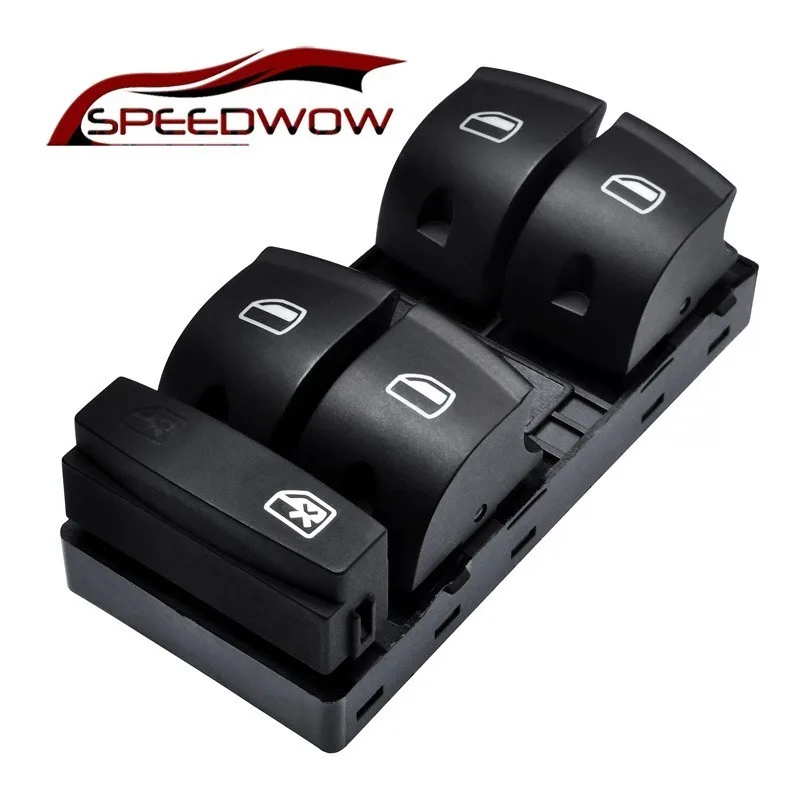 Кнопка переключения на окно SPEEDWOW черный электрический выключатель 4F0959851 для Audi A3