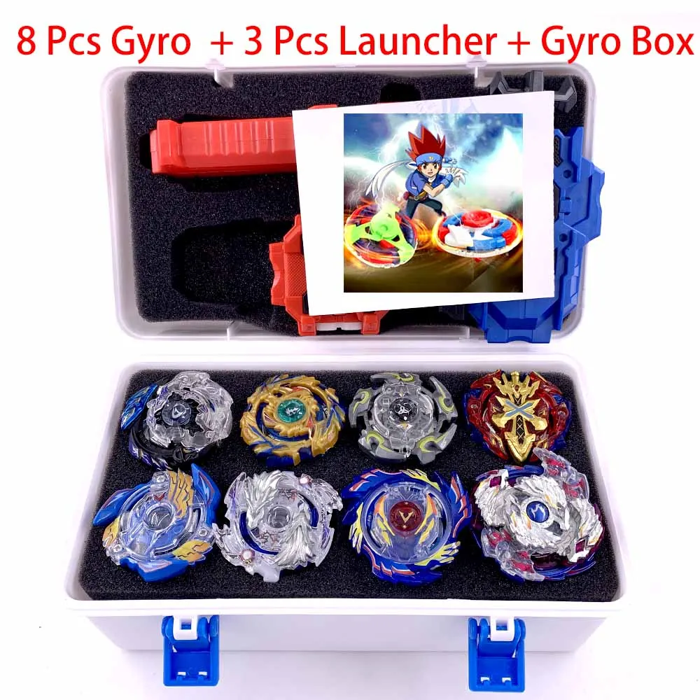 Beyblade Burst Bey Blade игрушка из металла Funsion Bayblade набор коробка для хранения с ручкой пусковая пластиковая коробка игрушки для детей