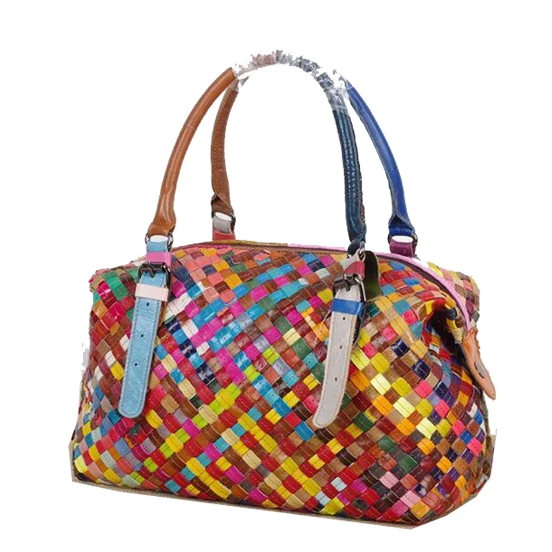 Дизайнерские сумки из 100% воловьей кожи с гарантией Женская дорожная сумка от