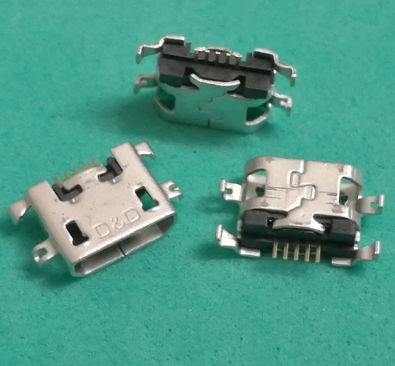 100 шт. Новый мини микро USB гнездовой разъем для lenovo A590 A670T A706 A798T зарядное