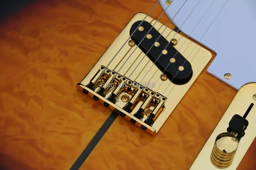 Новое поступление F Custom Shop TL Электрогитара Merle Haggard Подпись Tuff Dog гитара, EMS