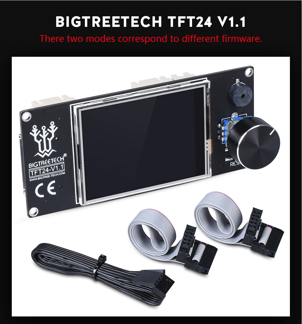 BIGTREETECH TFT24 V1.1 сенсорный экран 12864 ЖК-режимы DIY Marlin 3d принтер части SKR V1.3 для Ender 3 UART серийный 5 в панель TFT35