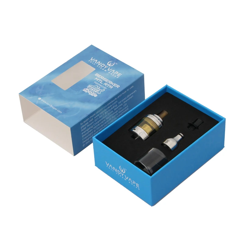 Оригинальный Vandy Vape Berserker MTL RTA 24 мм Диаметр распылитель 2 мл/4 5 мл емкость