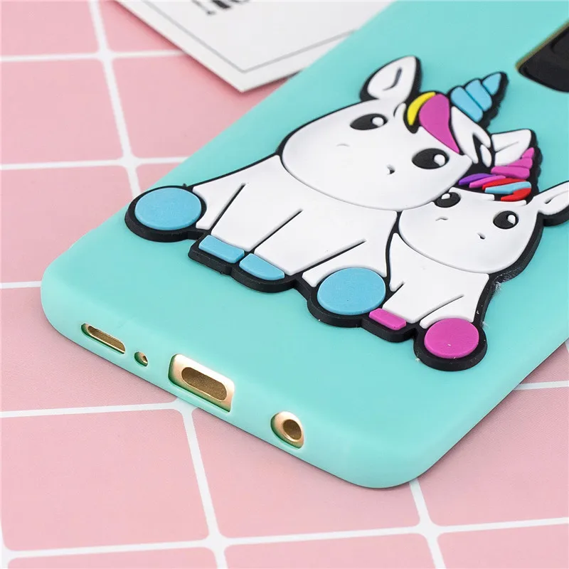 3D Luxury Cartoon Simple Candy Cute Note8 TPU Phone Back Cover Case For samsung galaxy s6 s7 edge s8 s9 plus note 8 9 Carcasas |