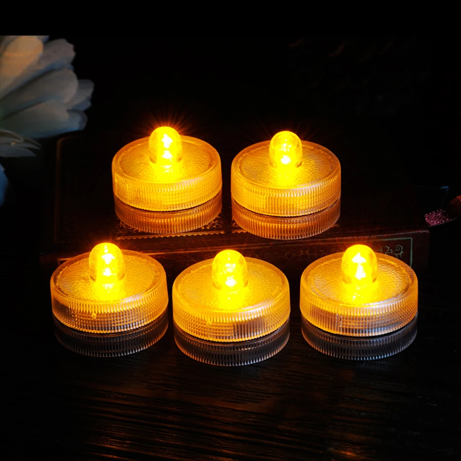 10 шт. водонепроницаемые погружные светодиодные чайсветильник лампы разных