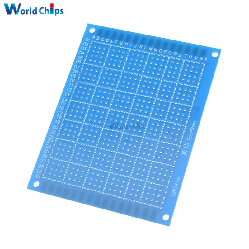 

2PCS 7x9cm Single Side Prototype PCB Tinned Universal Breadboard 70mmx90mm FR4