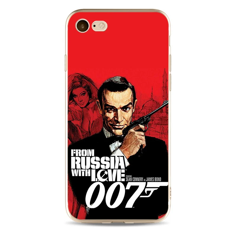 Чехол James bond 007 высокого качества мягкий силиконовый чехол 2018 из ТПУ для телефона