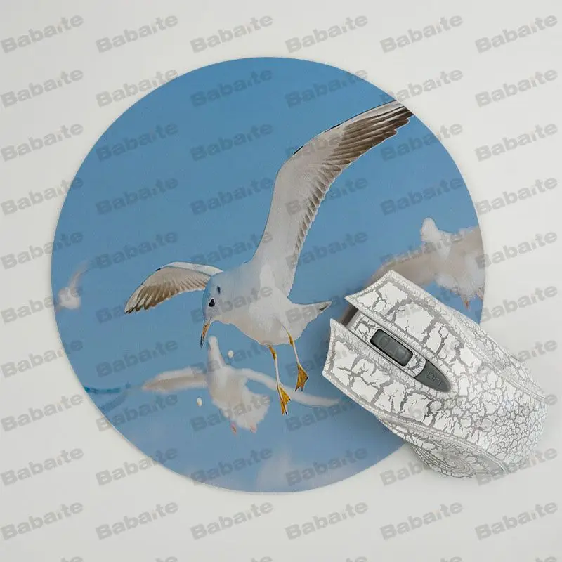 Игровые коврики Babaite Seagull для геймеров Размер 20x20 см версия скорости круглые |