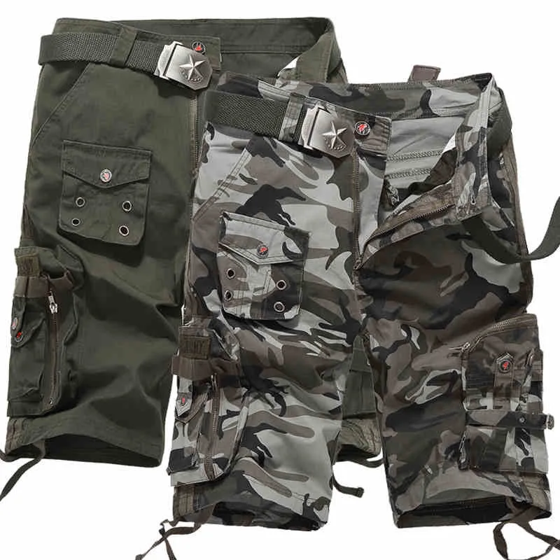 Для мужчин S Лето Камуфляж мульти карман Открытый Восхождение Cargo Short Мотобрюки