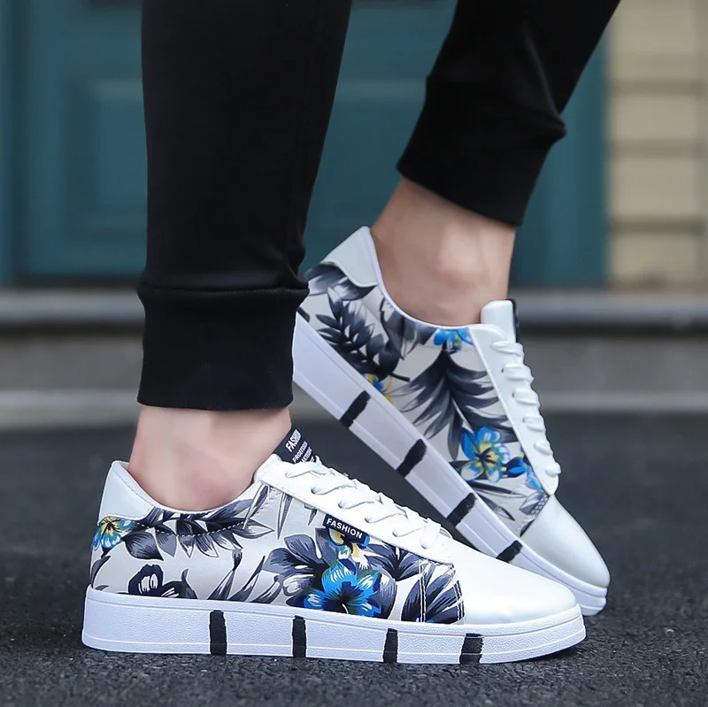 Туфли мужские дышащие холщовые повседневная обувь на шнуровке плоская подошва с