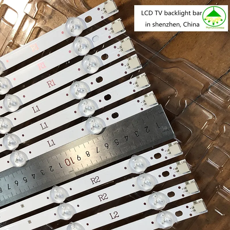 10 шт./лот Светодиодная лента для подсветки телевизора LG 42 дюйма Row2.1 42LN5400 42LN5300 420lcdue