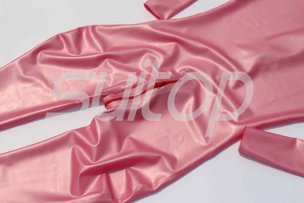 Латексные металлические Розовые боди zentai из резины высокого качества|rubber zentai|rubber