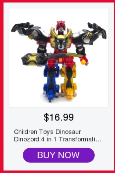 5 в 1 собранные Dinozords трансформация динозавр Ranger Megazord робот фигурки Детские игрушки Подарки Megazords