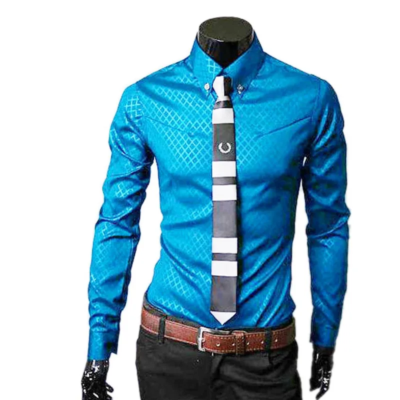 Модная мужская Роскошная деловая Стильная приталенная повседневная