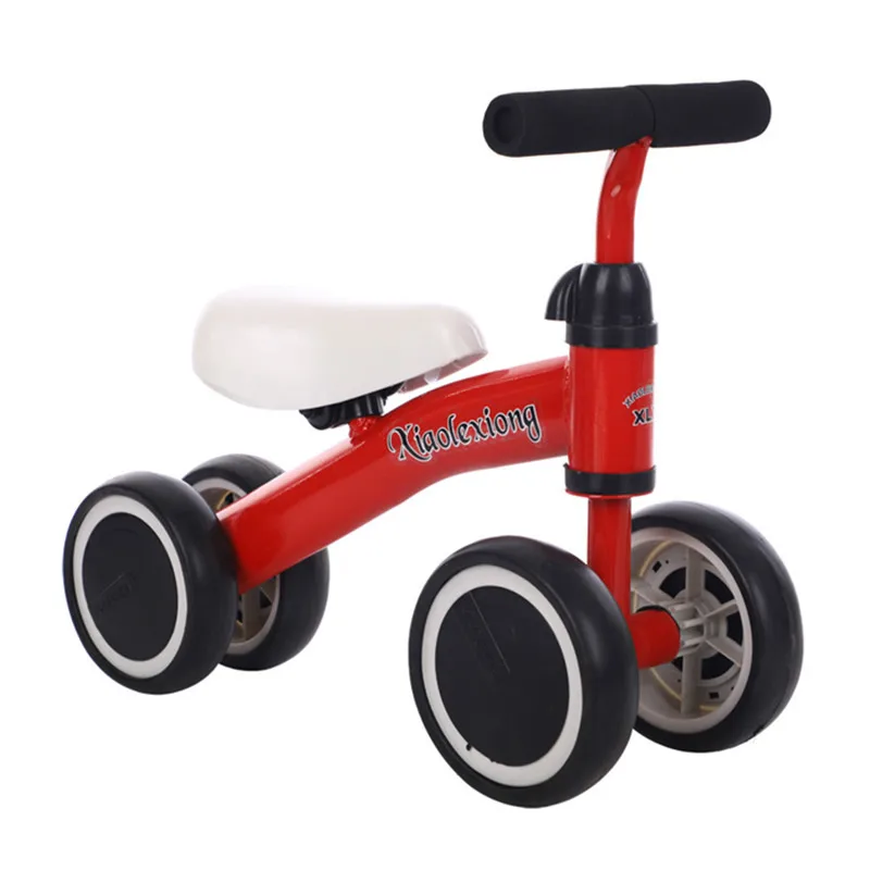 Baby Balance Bike Walker Children Riding Toy Gifts 10-24 Months Children Learning Walking Scooter Baby Toys - Цвет: Красный