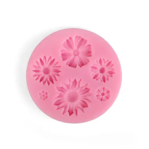 3D Цветочные силиконовые формы для мыла форма помадки украшения торта фотообои