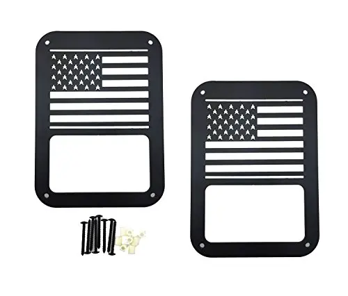 Задние фары Чехлы световые для Jeep JK Wrangler (2007-2016) флаг США-набор из 2 | Автомобили и