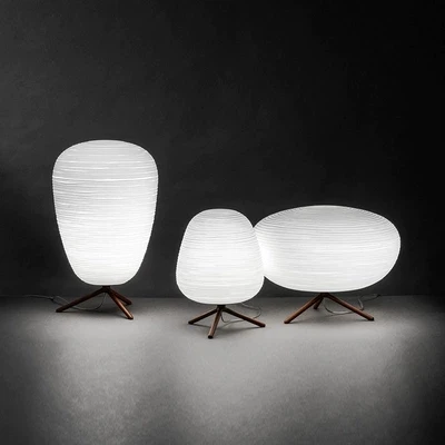 Стиль Пост Модерн Foscarini ритуалов белый Стекло Led E27 Настольный светильник для