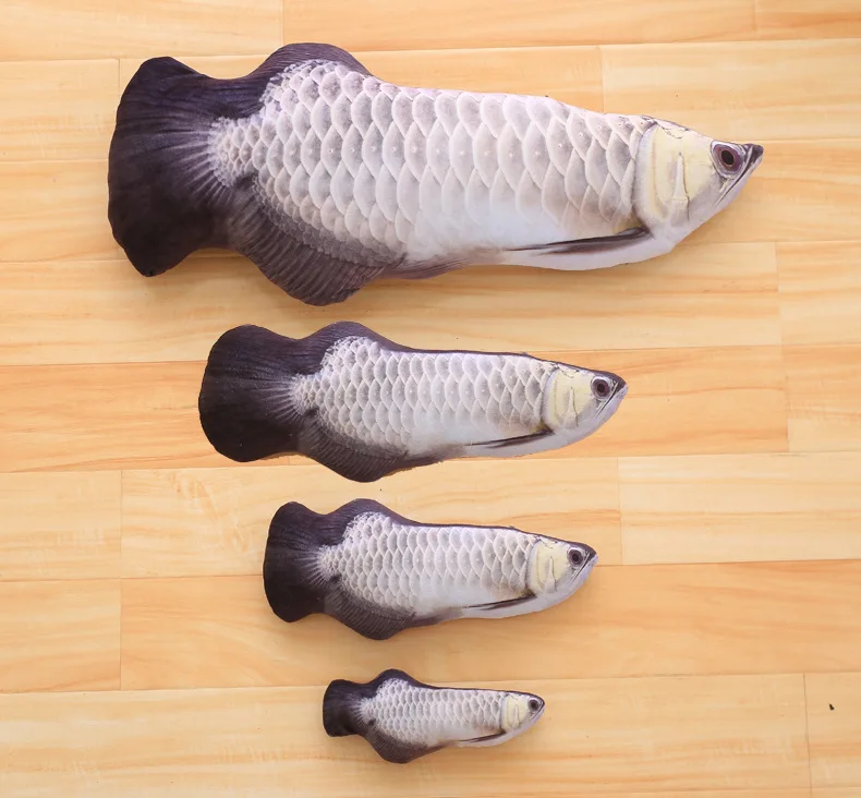 Silver dragon fish Игрушка кошка мята мягкая рыба кошка в форме рыбы сизаль пеньковая Когтеточка для кошек товары для домашних животных - Color: Silver dragon fish
