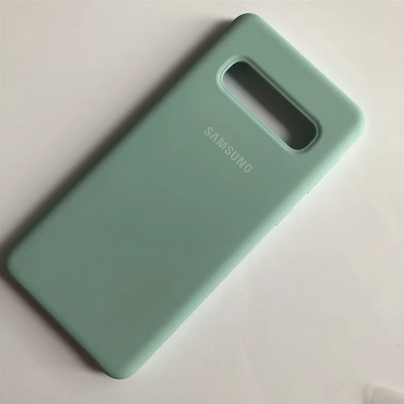 light blue Жидкий силиконовый чехол для samsung galaxy S10 Plus, шелковистый мягкий на ощупь защитный чехол для samsung galaxy S10+ S10E lite - Цвет: light blue