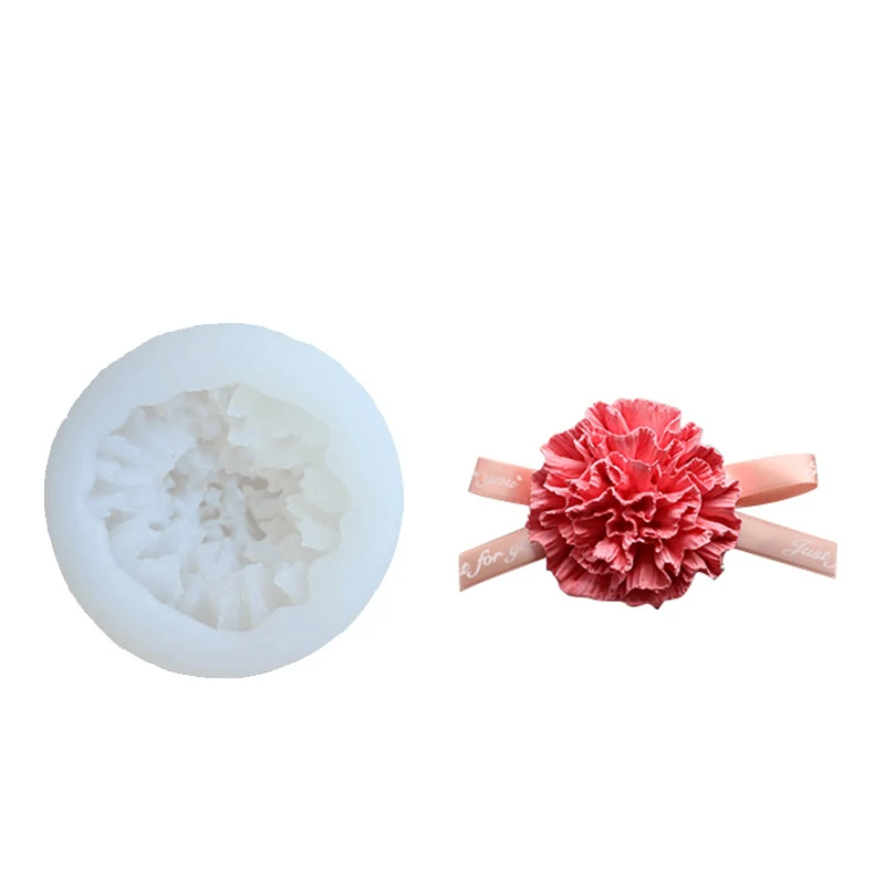 Гвоздика дизайн помадка торт силиконовые формы цветы DIY ароматический гипсовый