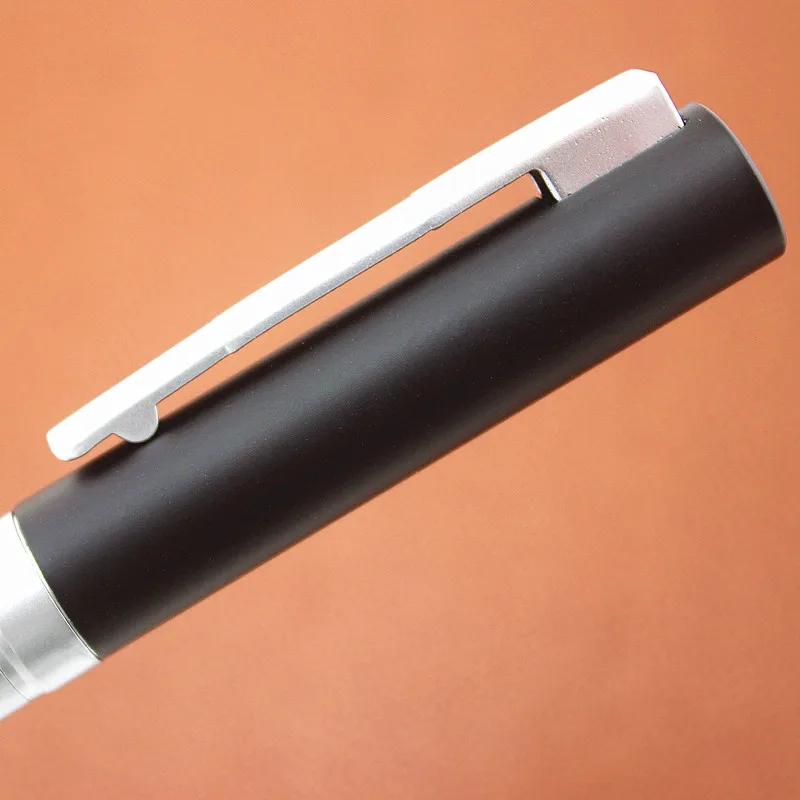 Ручка шариковая черная/серебристая 0 7 мм с черными чернилами|roller ball pen|ball penfashion pen |