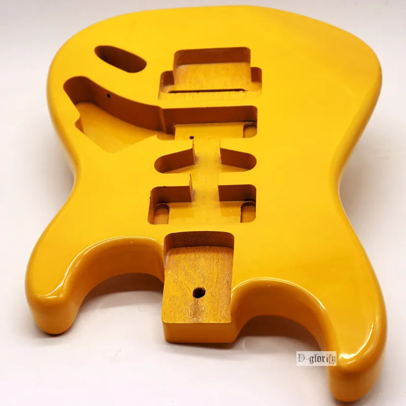 Новейший Floyd Rose yellow цвет молочно-белый цвет ST корпус гитары липа металлик золото