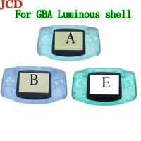 jcd for gameboy advance glow plastic houisng shell case for gba luminous case cover
