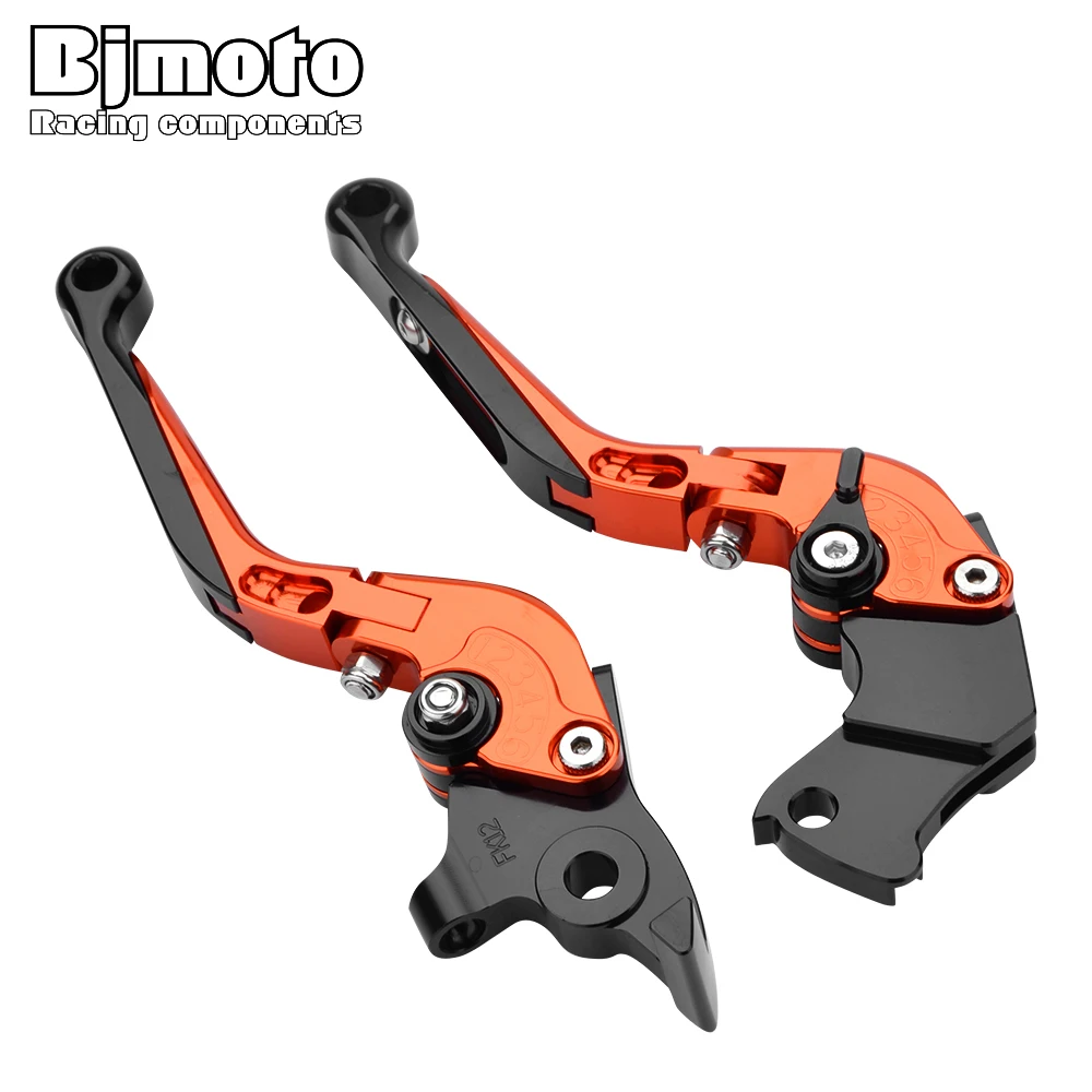BJMOTO CNC Складные Выдвижные Регулируемые рычаги тормозной муфты мотоцикла для KTM Duke