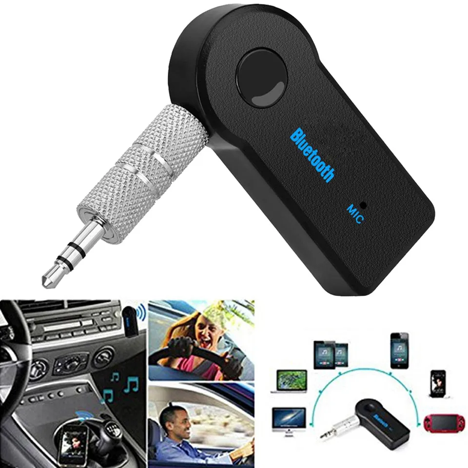 Автомобильный музыкальный приемник адаптер 3 5 мм Bluetooth Aux беспроводной