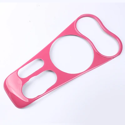 pink Горячая Распродажа, крытая центральная консоль, сменная панель, abs Защитная крышка для mini cooper F60, земляк, автомобильные аксессуары, наклейка, крышка - Название цвета: pink