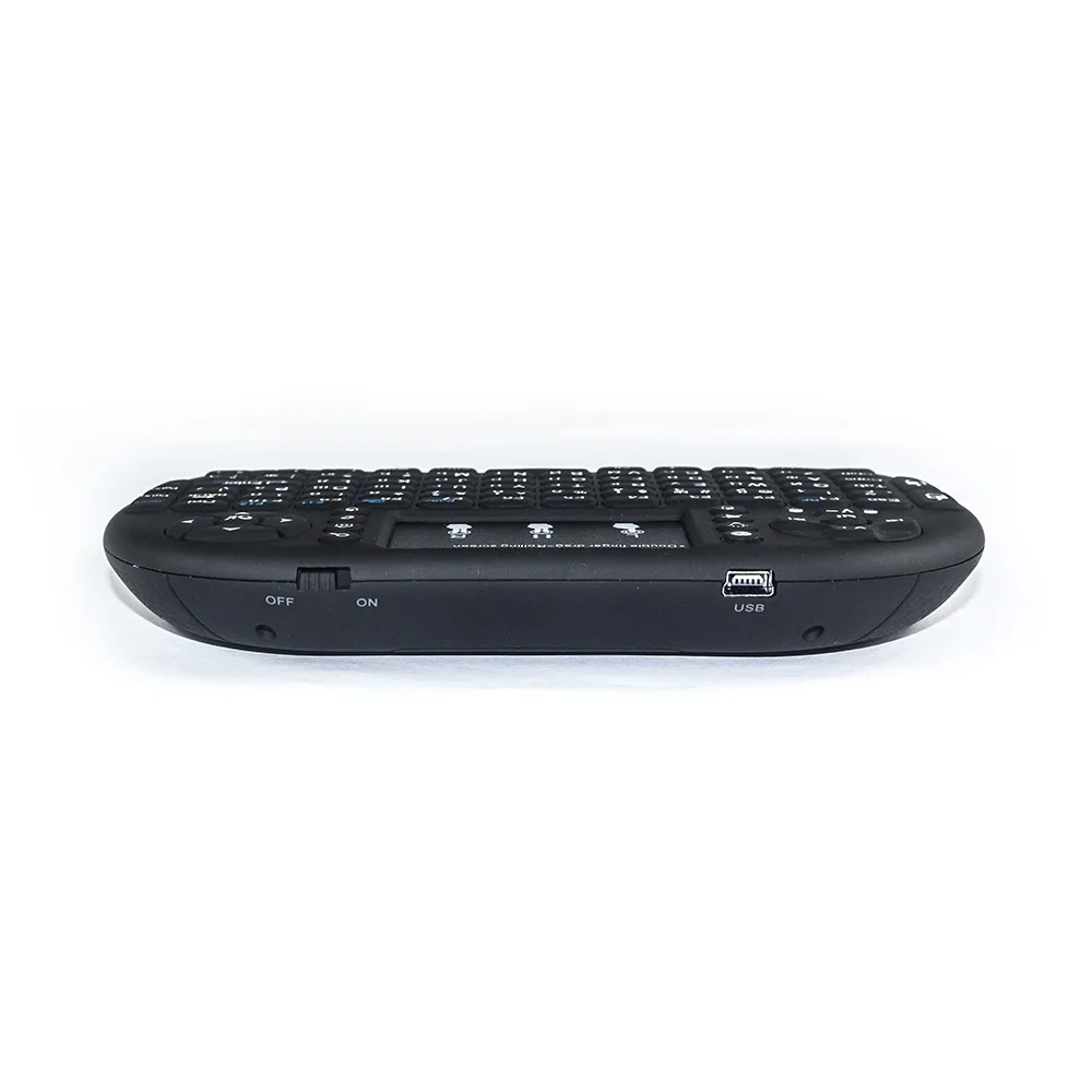 Rii i8+ 2,4G Air mouse беспроводная клавиатура английский/Иврит/русский/испанский клавиатура с подсветкой пульт дистанционного управления для ТВ-бокса/мини-ПК