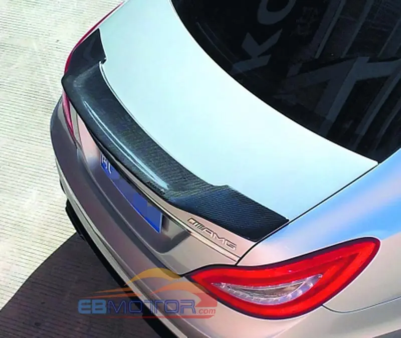 Real CARBON FIBER RENN STYLE REAR TRUNK WING SPOILER FOR BENZ W218 C218 4Door Cls300 Cls350 Cls500 Cls63 2011UP M069 | Автомобили и