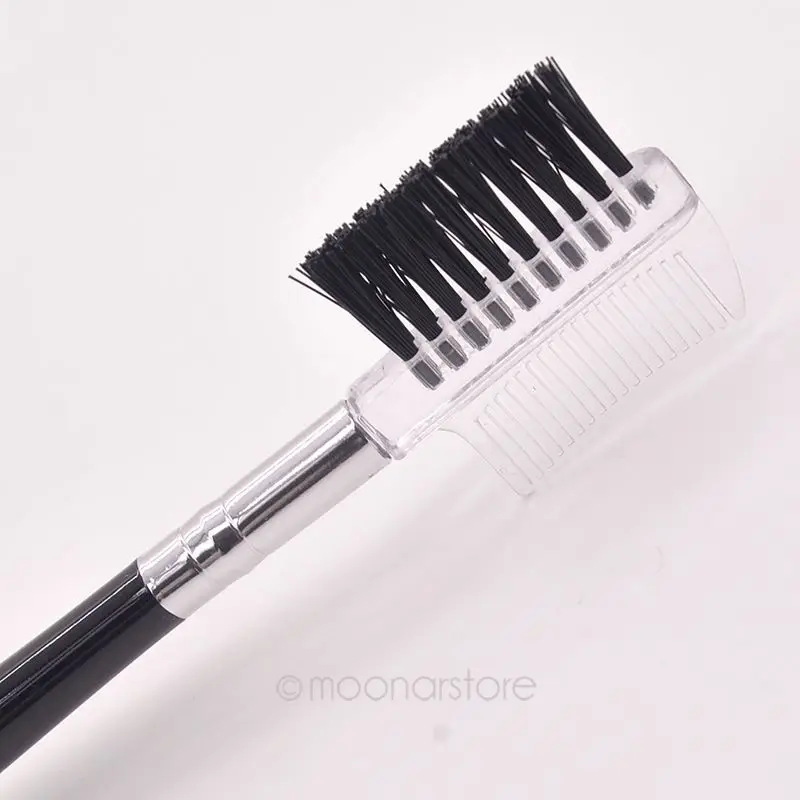 1 шт. дважды сторон профессиональные ресницы расширение гребень для бровей