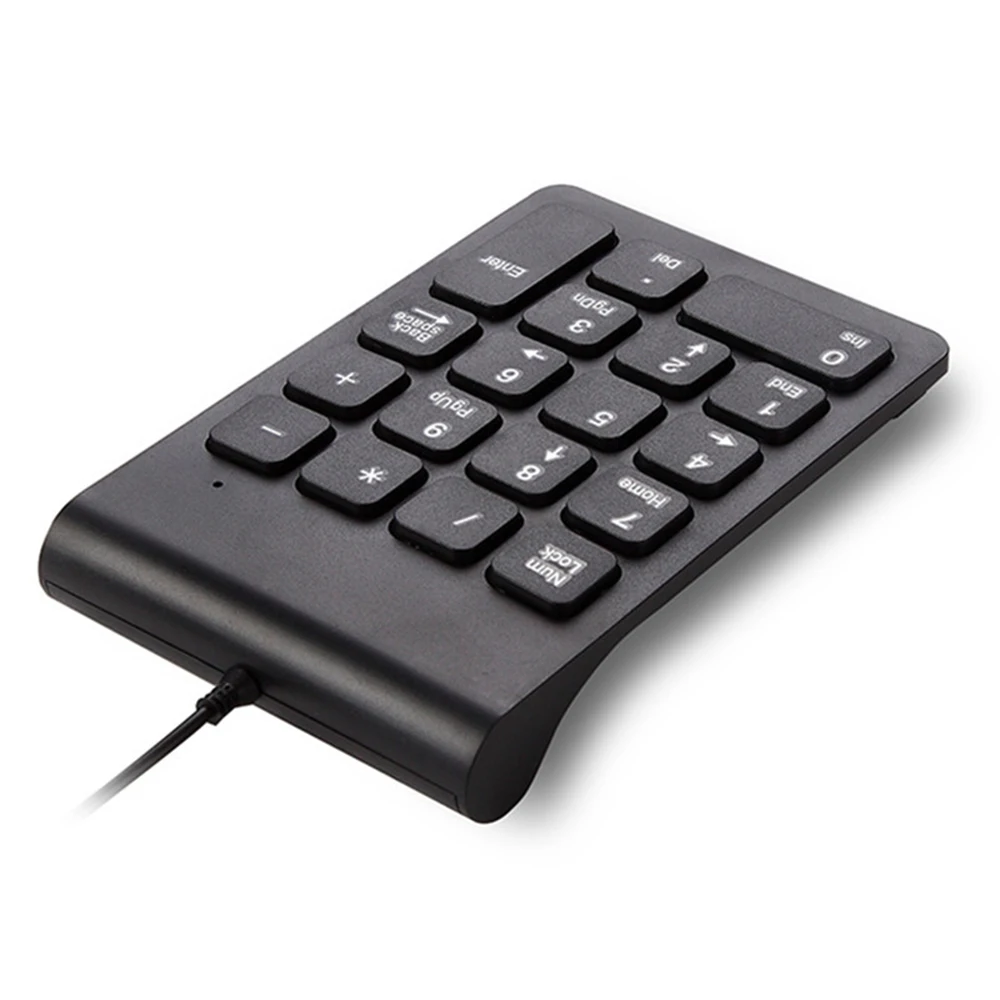 USB Проводная цифровая клавиатура 18 клавиш БЕСПЛАТНО AliExpress Стандартный доставка |