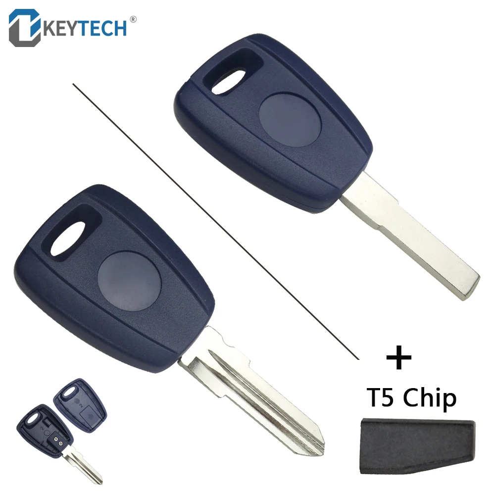 Сменный транспондер OkeyTech брелок с чипом T5 SIP22/GT15R лезвие без резки подходит для Fiat
