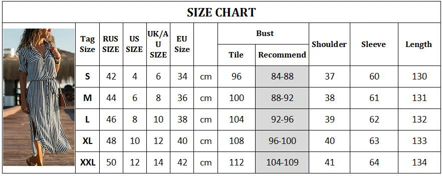 

Hot Summer Beach Chiffon Long Dress Women Striped Shirt Dress 2019 Casual A-Line Long Sleeve Midi Holiday Party Dresses Vestidos