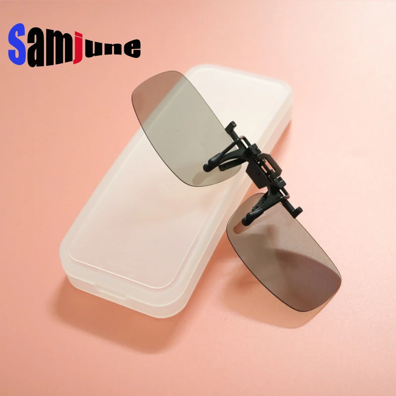 Samjune клип на Поляризованные 3D очки для людей по рецепту смотреть Пассивные