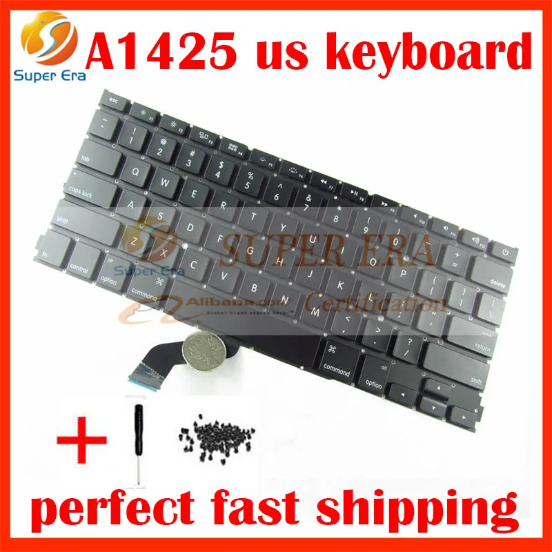 10 шт./лот для Macbook Pro Retina 13 &quotA1425 MD212 MD213 ME662 американская Америка клавиатура без