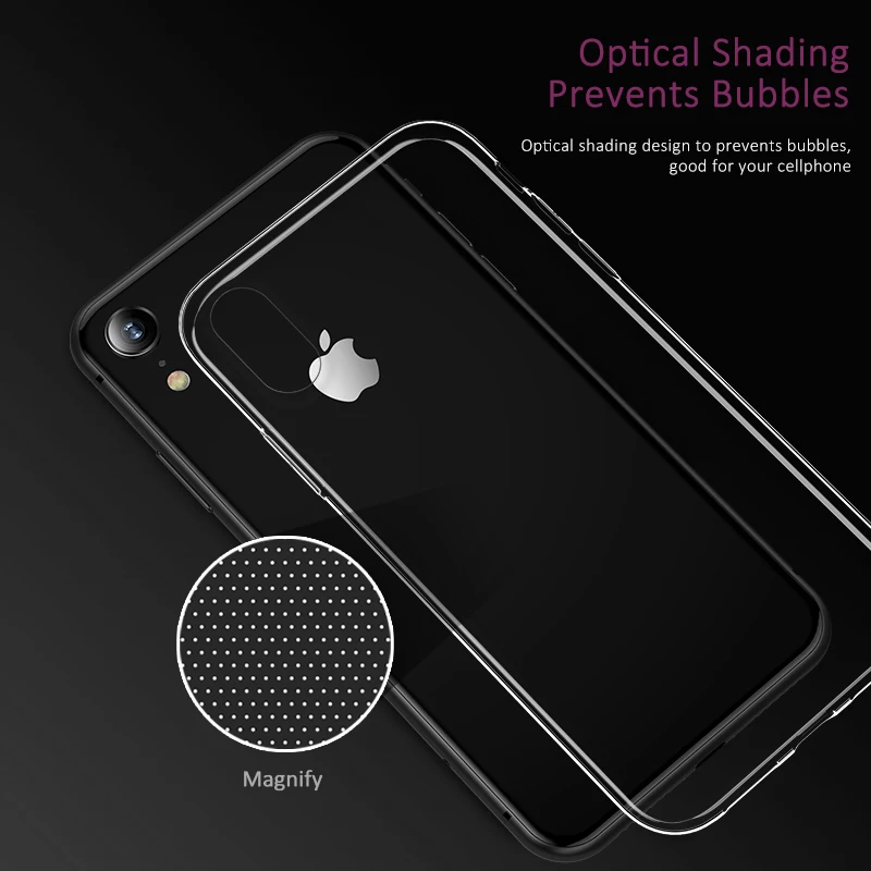 USAMS TPU чехол для iPhone XR X XS Max Прозрачный 7 8 6 5s SE 11 pro max ультра тонкий задней панели