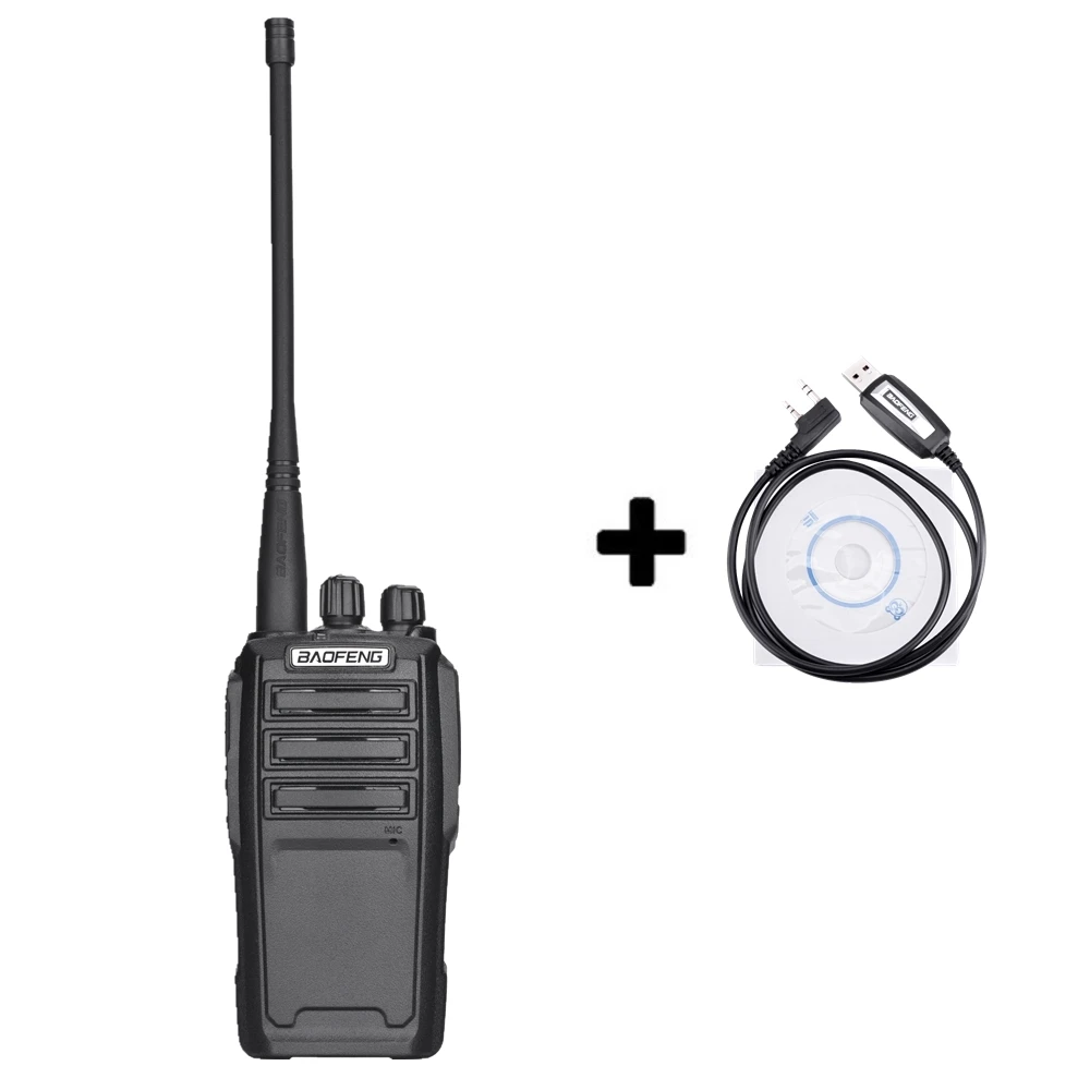 Add a program cable Baofeng UV-6 портативная рация, дальность действия, двухстороннее радио, 136-174/400-480 МГц, УКВ, УВЧ, Двухдиапазонный портативный радиоприемопередатчик, домофон - Цвет: Add a program cable