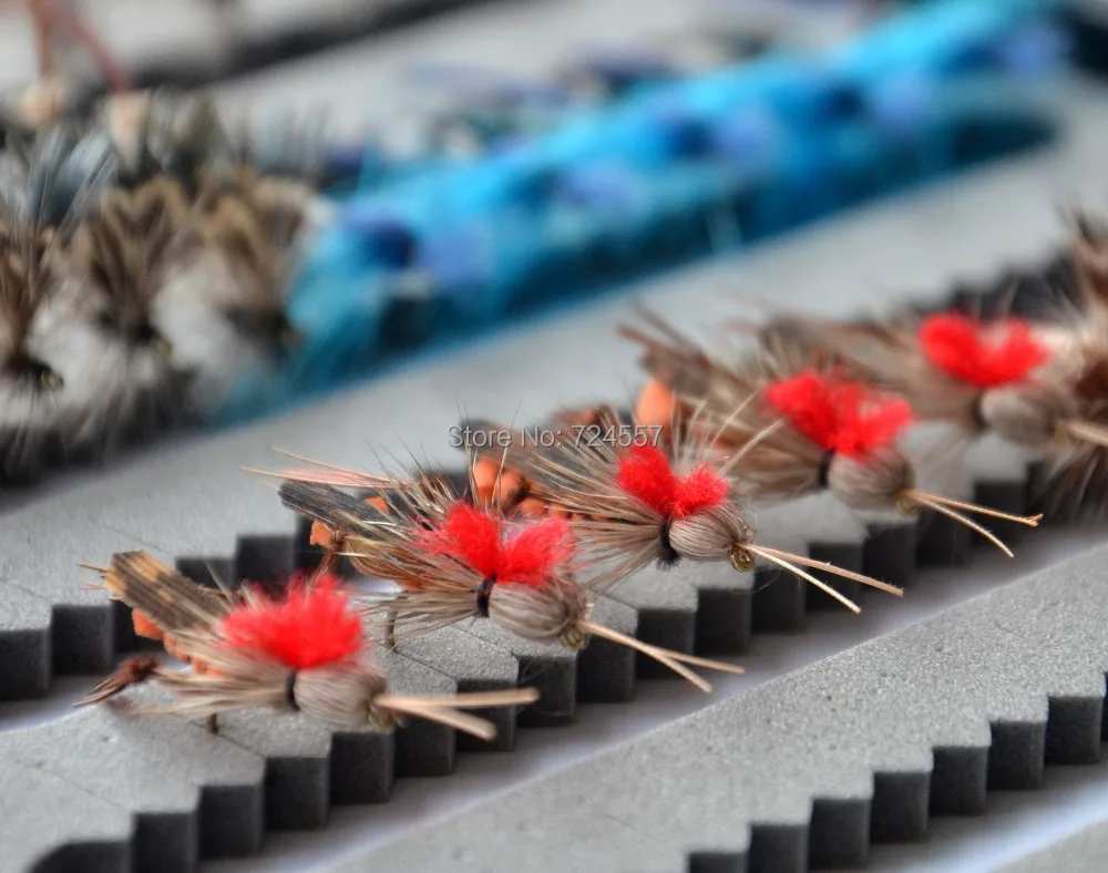 Сша / ес Высокое качество нахлыстом lures 12 шт. сухие Влажные fly Нимфа и стримерные